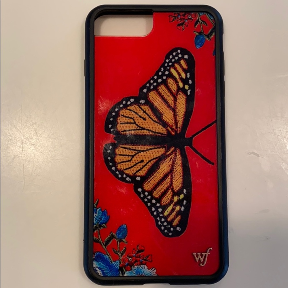 Wildflower butterfly phone case